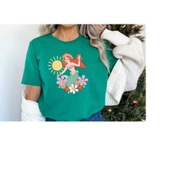 Mermaid Shirt, Peace Mermaid Shirt, Disney Princess Shirt, Funny Mermaid Shirt, Ariel Peace Shirt, Princess Shirt, Littl