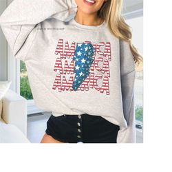 4th Of July Sweatshirt, Retro America Sweatshirt, July 4th Sweatshirt, Patriotic Shirt, Fourth Of July, America Shirt, J