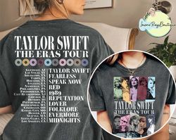 Taylor Swift The Eras Tour Double-Sided Shirt, Taylor Swiftie Merch Shirt, Eras Tour 2023 Shirt, Comfort Color Shirt, T