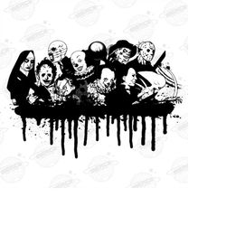 Halloween Png, Halloween Horror Png, Horror Movie Png, Horror characters Png, Digital Download File, Spooky Shirt Design