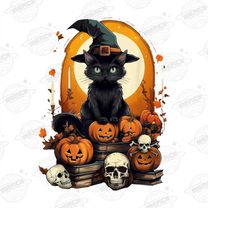 Ghost Cat Png File, Halloween Cat Png, Black Cat Png, Halloween Boo Png, Cat Lover Png, Spooky Vibes Png, Sublimation Pr
