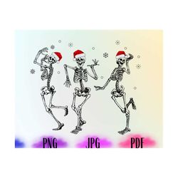 Christmas Skeleton PNG, Skeleton Dancing Png, Christmas Shirt Png, Funny Christmas Png, Christmas Png, Christmas Digital