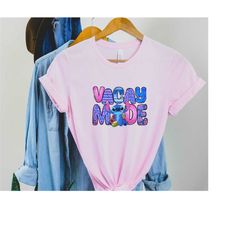 Stitch Vacay Mode T-Shirt, Disney Mode Shirt, Disney Vacation Shirts, Couple Matching Shirts, Disney Trip Shirt, Disney