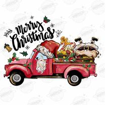 merry christmas truck png, merry christmas png,christmas gift png,christmas tree png, christmas hat png, sublimation des