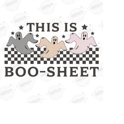 This is boo-sheet PNG- Retro Sublimation Design,Halloween sublimation,Halloween png, Retro ghost png,kids Halloween png,
