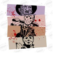 Horror movie Halloween PNG, Spooky Shirt Design PNG, Halloween png, Groovy sublimation, Retro Halloween png, Sublimation