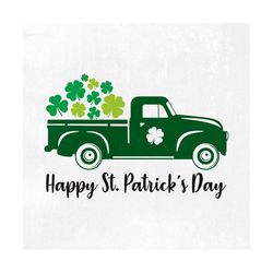 St Patrick's Truck svg,Happy St Patrick's Day SVG,Shamrock svg cutting file,Saint Patricks Day irish Clipart,cut file vi