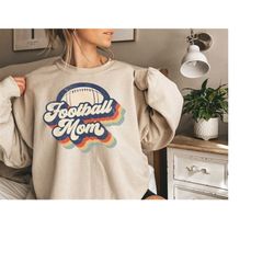 football mom sweatshirt, football shirt, retro football shirt, sports mom shirts, football shirts for moms, football mam