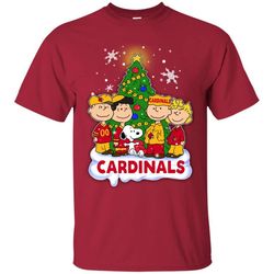 Snoopy The Peanuts Louisville Cardinals Christmas T Shirts