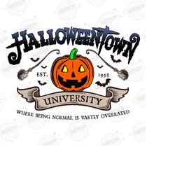 Halloween Town University Png, Halloween Town Png Sublimation, Halloweentown File Download, Sublimation Design, Hallowee