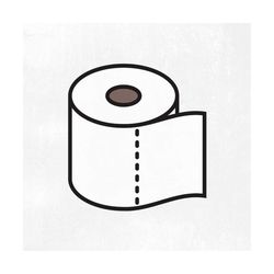 Toilet Paper SVG, Toilet Paper Roll Clipart, Bathroom Cut Files, Svg Eps Dxf Png AI CDR Studio3, Instant download.
