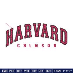 Harvard Crimson embroidery, Harvard Crimson embroidery, Football embroidery, Sport embroidery, NCAA embroidery. (7)