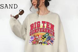 Big Ten Conference Vintage Sweatshirt - Big 10 Conference Vintage Sweatshirt - Retro Football Pullover - College footbal