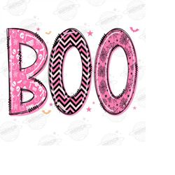 Boo PNG-Halloween Sublimation Digital Design Download-Girl Halloween Png, Preppy Png, Spooky Season Png, Fall Png, Littl