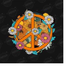 Peace PNG | Digital Design Download | Wildflower Png | Sublimation | Cute png | retro png | Shirt Designs |Sublimation P
