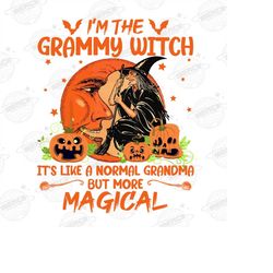 Grammy Witch Halloween Png, Halloween Grandma Png, Funny Grandma Gift, Halloween Costume Gift for Grandma, Retro Hallowe