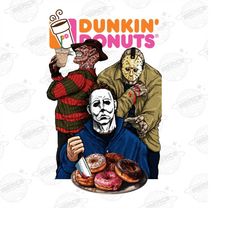 Jason And Michael Png, Halloween Dunkin Donuts Png, Funny Horror Movie Png, Halloween Killers, Funny Halloween Png, Inst
