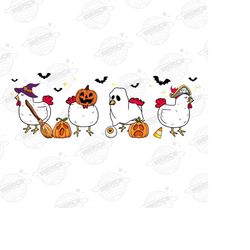 Halloween Chickens PNG, Ghost Chickens Png, Funny Chicken Png, Fall Png, Chicken Lover Png, Spooky Png, Farm Animal Png,