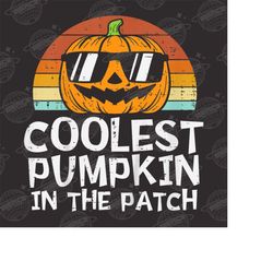 Cutest Pumpkin In The Patch Png, Distressed Png, Retro Pumpkin Png, Fall Png, Girl Halloween Png, Thanksgiving Png