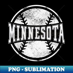 vintage minnesota baseball - sublimation png digital download - perfect baseball team gift