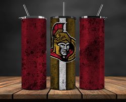 Ottawa Senators Tumbler Warp, NCCA Tumbler Warp, Sport Tumbler PNG ,Instant Download 73