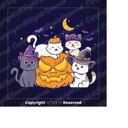Halloween Cat Pumpkin Svg, Pumpkin Svg, Cute Cat Halloween, Happy Halloween, Magic Kingdom Svg, Trick Or Treat Png, Spoo