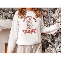 Ugly Christmas Sweater, Cute Christmas Sweatshirt, Christmas Shirt, Candy Cane Sweatshirt, Holiday Sweater, Vintage Insp
