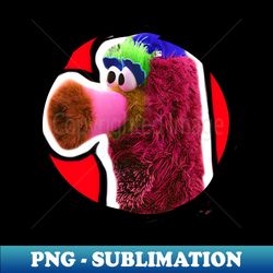 Phillies Phanatic Mascot - Vibrant PNG - High-Quality Sublimation Design
