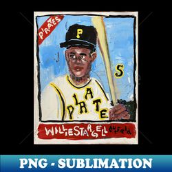 Willie Stargell PNG Sublimation Download - Vibrant Colors - Unlimited Creativity