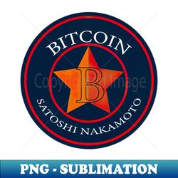 Bitcoin Houston - High-Quality Transparent PNG for Sublimation - Instant Access to Digital Download