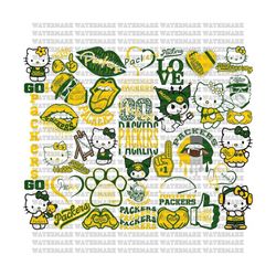 Packers SVG Bundle, Packers PNG, Layered Files, Cricut, Silhouette, Instant Download, Cut File, Clipart, Sublimation Svg