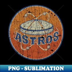 RETRO STYLE - Houston Astros 70s - Exquisite PNG Sublimation Artwork