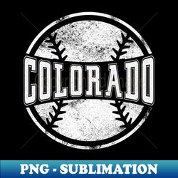 vintage colorado baseball - sublimation digital download - perfect gift for baseball team