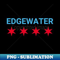 Edgewater Chicago Neighborhood - Vibrant Community - High-Resolution Sublimation PNG Download