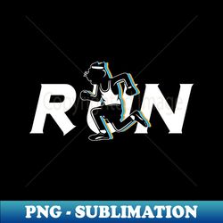 Sublimation PNG Digital Download - High-Quality Transparent Design - Elevate Your Run