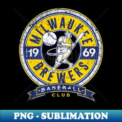 Milwaukee Brewers Logo - High-Quality Sublimation PNG - Instant Digital Download