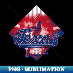 Texas Baseball - Diamond Design - Exclusive PNG Sublimation File