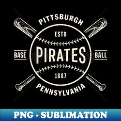 pittsburgh pirates sublimation digital download - transparent png - high-quality sports graphics