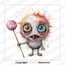 Monsters PNG Sublimation Design - Scary Monsters PNG - Halloween Graphic Gift - Spooky Halloween print