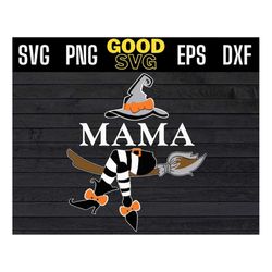 Personalized Mama Witch Halloween Mama svg files for cricut