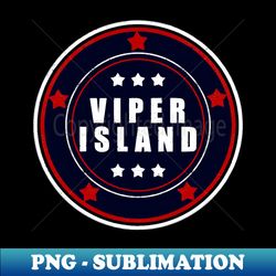 Viper Island - Classic Red White Blue - Stunning Sublimation Designs