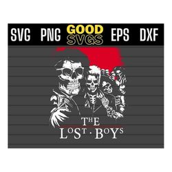 The Lost Boys 80s Vintage Horror Movie Halloween SVG PNG Dxf Eps Cricut File Silhouette Art