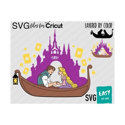 Prince and Princess SVG, Cricut svg, Clipart, Layered SVG, Files for Cricut, Cut files, Silhouette, T Shirt svg png, Lov