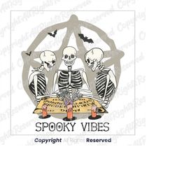 Pentagram Skeleton Halloween png,spooky vibes png,horror Halloween sublimation design, ,scary movie png, trendy Hallowee