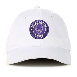 NCAA Grand Canyon Lopes Embroidered Baseball Cap, NCAA Logo Embroidered Hat, Grand Canyon Lopes Football Ball