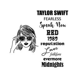 Bundle Taylor Swift Albums SVG | UNSEPARATED