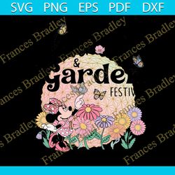 Flower And Garden Festival 2023 Png, Mouse Floral Png, Family Trip 2023 Png, Magical Kingdom Png