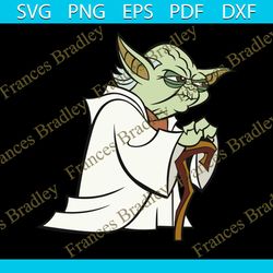 Master Yoda Svg, Star Wars Yoda Svg , Cute Yoda Svg, Eps Png Dxf Clipart