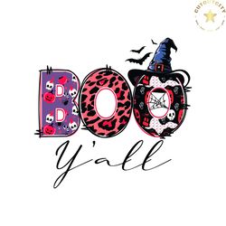 Vintage Funny Halloween Boo Yall Witch Season SVG Digital File