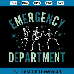 Emergency Department Halloween Nurse SVG Download